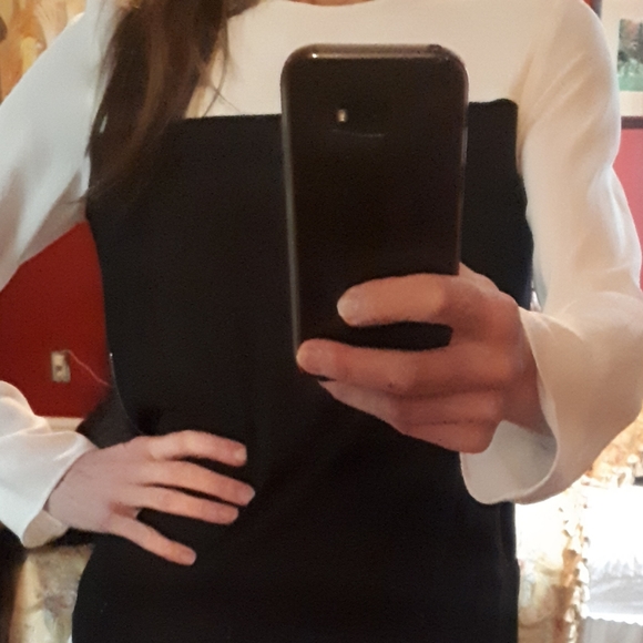 Zara black and white top - Picture 6 of 10